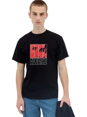 T-shirt z graficznym nadrukiem z bawełnianej dzianiny Awake NY