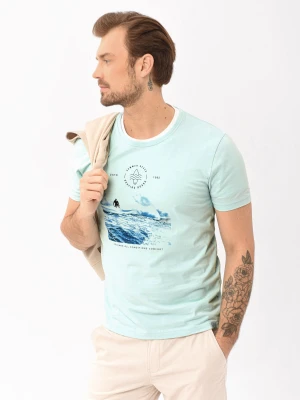 T-shirt z grafiką surferską T-BOARD Volcano