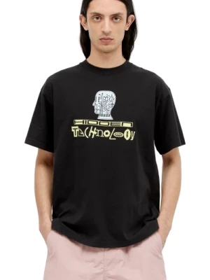 T-shirt z grafiką techniczną Brain Dead