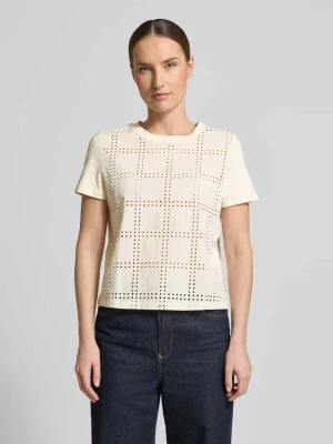 t-shirt z haftem angielskim Jake*s Collection