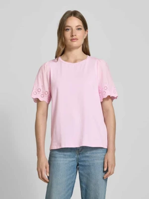 T-shirt z haftem angielskim model ‘CELIANA’ Vila