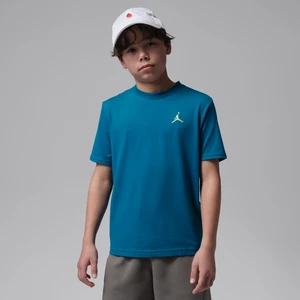 T-shirt z haftem dla dużych dzieci Jumpman Air Jordan - Niebieski