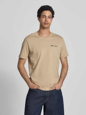 T-shirt z haftowanym logo model 'ICONS CONTRAST' Champion