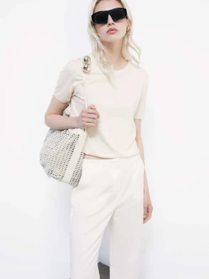 T-shirt z jersey PATRIZIA PEPE