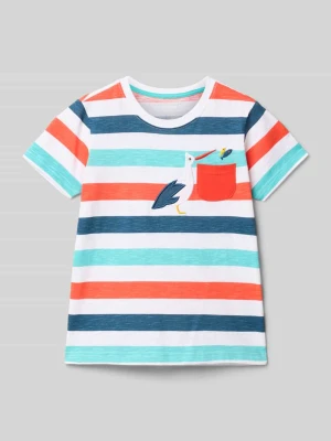 T-shirt z kieszenią na piersi BLUE SEVEN