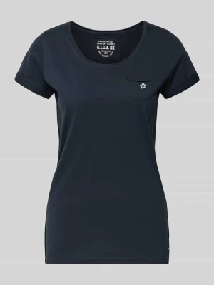 T-shirt z kieszenią na piersi model 'GS23' G.I.G.A. DX