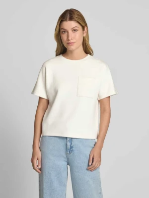 T-shirt z kieszenią na piersi model ‘Harissa Ima’ MSCH Copenhagen