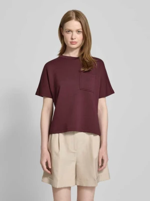 T-shirt z kieszenią na piersi model ‘Harissa Ima’ MSCH Copenhagen