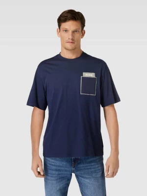 T-shirt z kieszenią na piersi model ‘HEAT TRANSFER’ Michael Kors