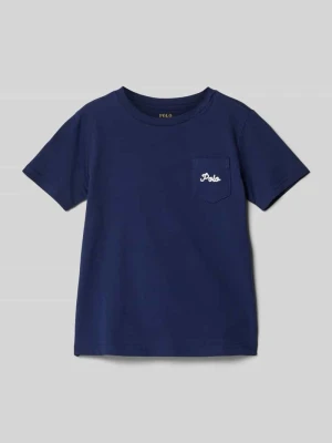 T-shirt z kieszenią na piersi Polo Ralph Lauren Kids