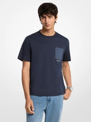 T-shirt z kieszonką i charakterystycznym logo Michael Kors Mens