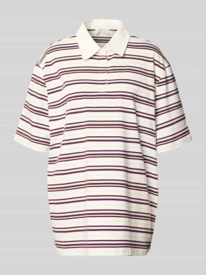 t-shirt z kołnierzykiem polo model 'Cora' LeGer by Lena Gercke