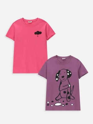 T-shirt z krótkim rękawem 2 pack MOKIDA