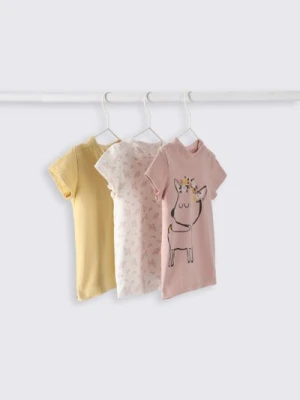 T-shirt z krótkim rękawem 3 pack MOKIDA