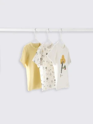 T-shirt z krótkim rękawem 3 pack MOKIDA