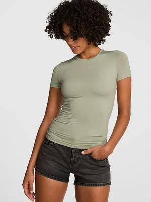 T-shirt z krótkim rękawem PINK Base Stretch Victoria's Secret