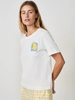 T-shirt z krótkim rękawem z bawełny  Etam