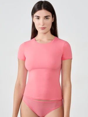 T-shirt z krótkim rękawem z mikrofibry Etam