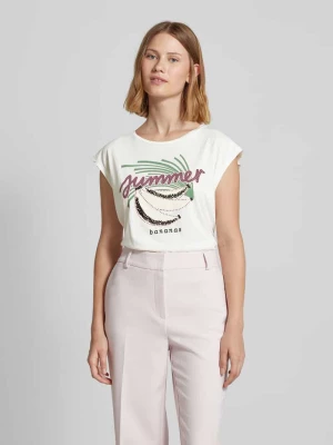 T-shirt z krótkimi rękawami model ‘Cathalin’ Lieblingsstück