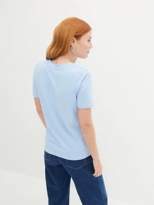 T-shirt z kwiatowym nadrukiem bonprix