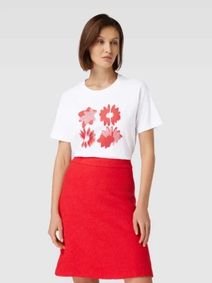 T-shirt z kwiatowym nadrukiem Esprit