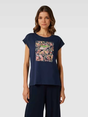 T-shirt z kwiatowym nadrukiem Esprit