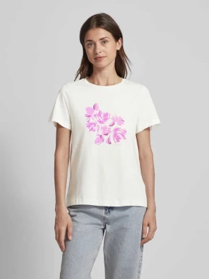 T-shirt z kwiatowym nadrukiem Tom Tailor