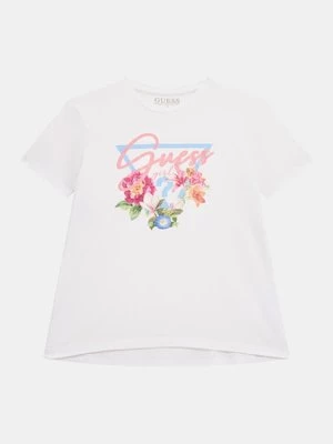 T-Shirt Z Kwiatowym Printem Guess Kids