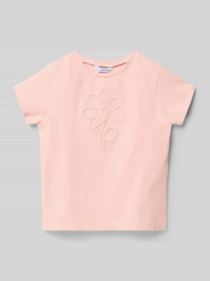 T-shirt z kwiatowym przeszyciem Mayoral