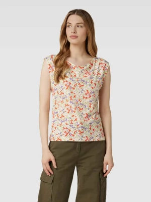 T-shirt z kwiatowym wzorem Esprit