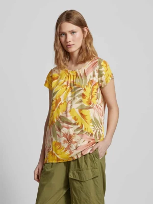 T-shirt z kwiatowym wzorem model ‘Elyse’ Soyaconcept