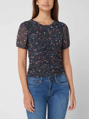 T-shirt z kwiatowym wzorem model ‘Perrie’ Pepe Jeans