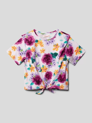 T-shirt z kwiatowym wzorem na całej powierzchni model ‘HAMMY’ VINGINO