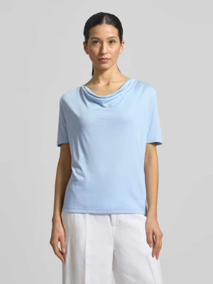 T-shirt z lejącym dekoltem MORE & MORE