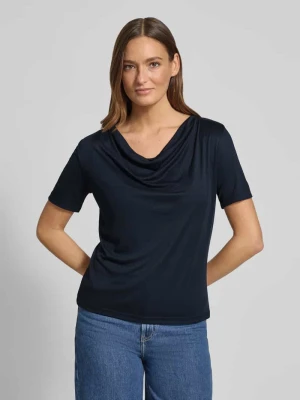 T-shirt z lejącym dekoltem MORE & MORE