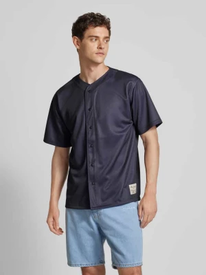 T-shirt z listwą guzikową model ‘PALMS’ The Hundreds