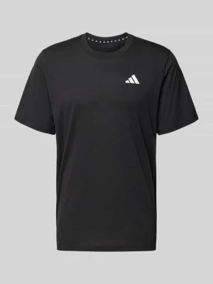 T-shirt z logo i okrągłym dekoltem adidas Training