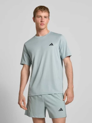 T-shirt z logo i okrągłym dekoltem adidas Training