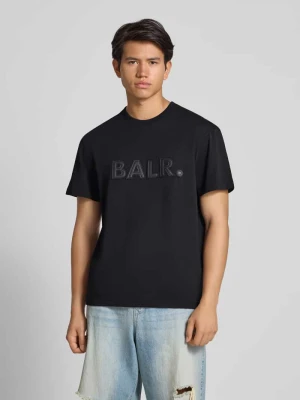 T-shirt z logo i okrągłym dekoltem Balr.