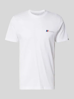 T-shirt z logo i okrągłym dekoltem Berghaus