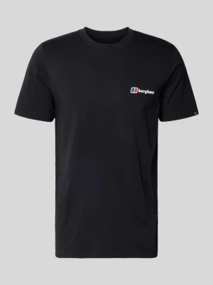 T-shirt z logo i okrągłym dekoltem Berghaus