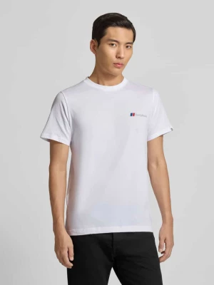 T-shirt z logo i okrągłym dekoltem Berghaus