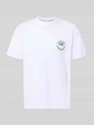 t-shirt z logo i okrągłym dekoltem BLKVIS