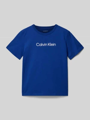 Zdjęcie produktu T-shirt z logo i okrągłym dekoltem Calvin Klein Jeans