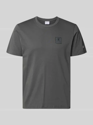 t-shirt z logo i okrągłym dekoltem Champion