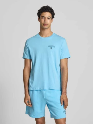 t-shirt z logo i okrągłym dekoltem Champion