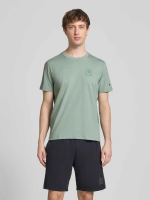 t-shirt z logo i okrągłym dekoltem Champion
