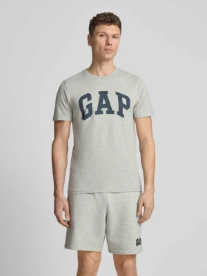 t-shirt z logo i okrągłym dekoltem GAP