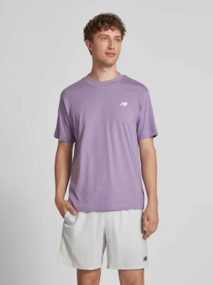 t-shirt z logo i okrągłym dekoltem New Balance