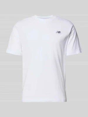 t-shirt z logo i okrągłym dekoltem New Balance